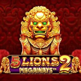 Slots logo of 5 Lions Megaways 2 from Pragmatic Play at GramsBet Casino