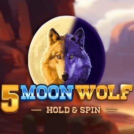 5 Moon Wolf logo by Apparat Gaming at GramsBet Casino