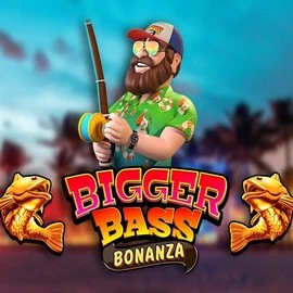 Bigger Bass Bonanza online game logo by Pragmatic Play on gramsbetonline.com