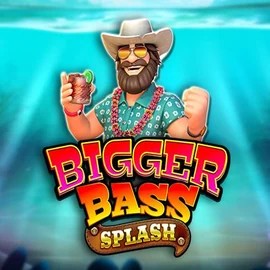 Bigger Bass Splash online game logo by Pragmatic Play on gramsbetonline.com