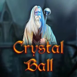 Crystal Ball slot logo by Gamomat at GramsBet Casino