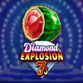 Diamond Explosion 7s slot visual from RubyPlay available on gramsbetonline.com
