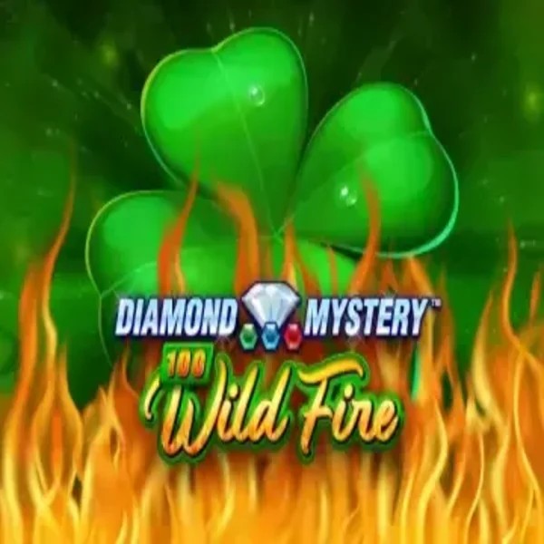 Diamond Mystery 100 Wild Fire online game logo by Greentube on gramsbetonline.com