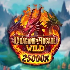 Dragons of Arcane Wild slot visual from Foxium available on gramsbetonline.com