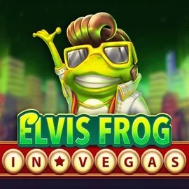 Official Slots logo: Elvis Frog In Vegas by BGAMING at GramsBet Casino