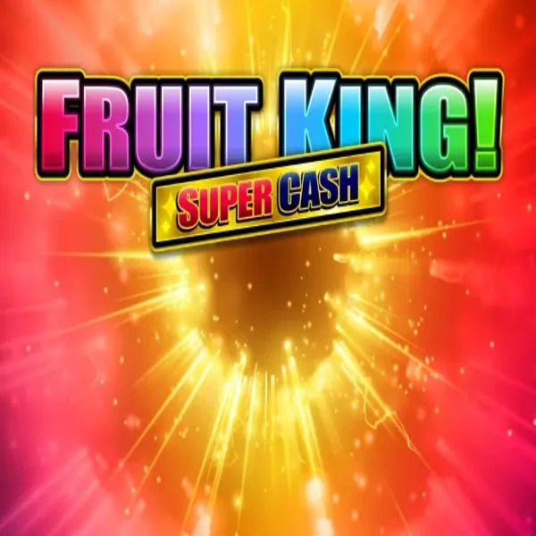 Fruit King Super Cash online game logo by Greentube on gramsbetonline.com