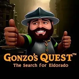 Gonzo's Quest logo – Slots by NetEnt at GramsBet Casino