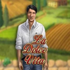 La Dolce Vita online game logo by Gamomat on gramsbetonline.com