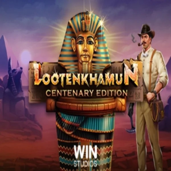 Loot'en Khamun the Dead Sea Scrolls online game logo by Win Studios on gramsbetonline.com